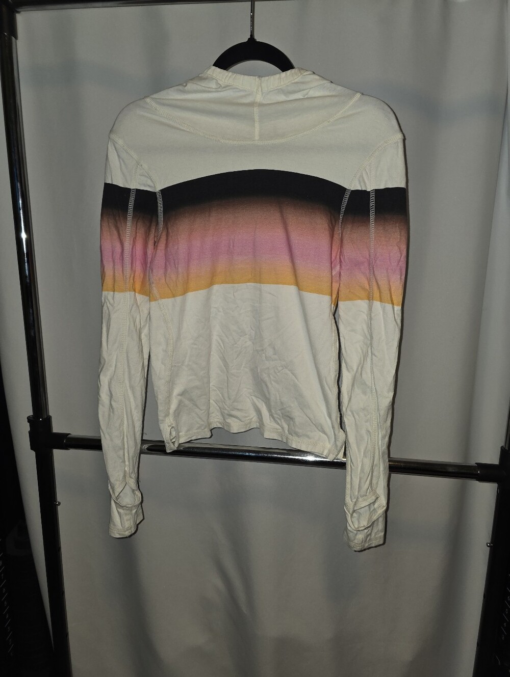 Free People Movement Huddle Printed Hooded Layer Top